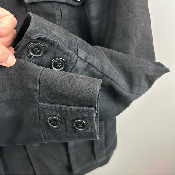 Selected Antique Moleskin Blazer Jacket Black Size 48 - Picture 4 of 16